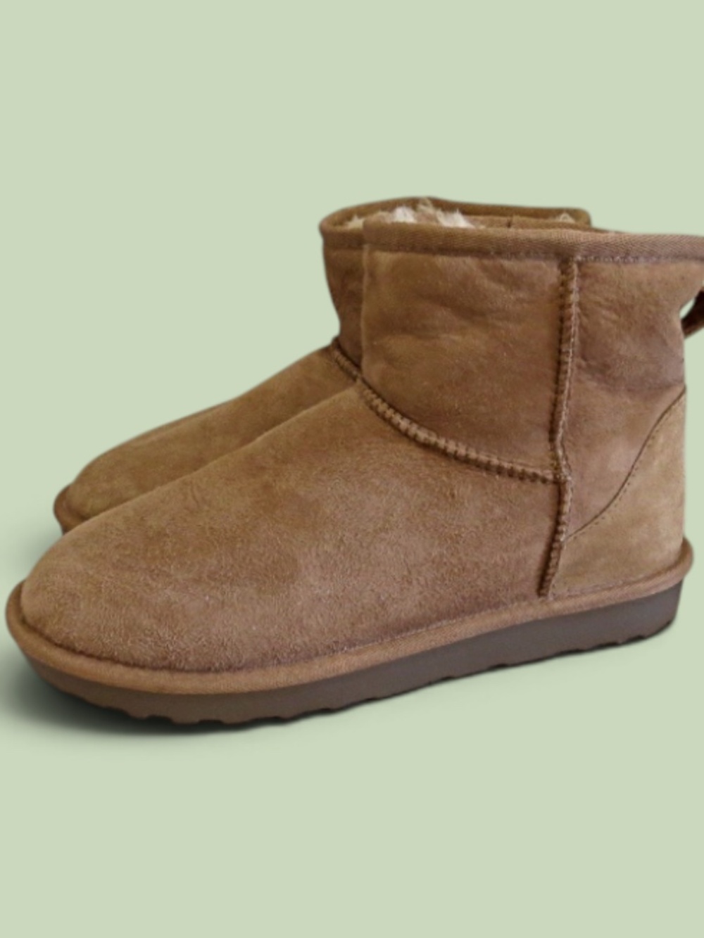 Kirkland Signature Women's Tan Shearling Boots Size 7